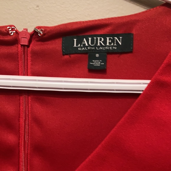 Red Ralph Lauren business dress. Size 8. - Picture 3 of 3